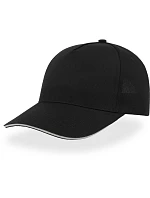 Atlantis Headwear Start Five Sandwich 5 panelová kšiltovka "Start Five Sandwich" 33.0039 black/white Atlantis Headwear Start Five Sandwich 5 panelová kšiltovka "Start Five Sandwich" 33.0039 black/white