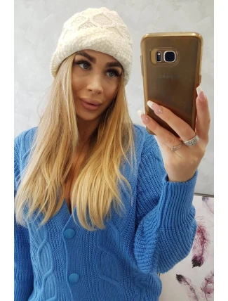 Fleecová čepice Roma Bis K235 ecru Fleecová čepice Roma Bis K235 ecru