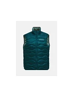 Pánská péřová vesta PEAK PERFORMANCE M Helium Down Vest, zelená barva Pánská péřová vesta PEAK PERFORMANCE M Helium Down Vest, zelená barva
