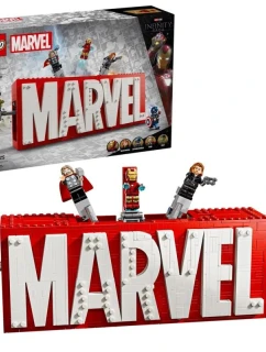 LEGO MARVEL SUPER HEROES 76313 MARVEL logo s minifigurkami