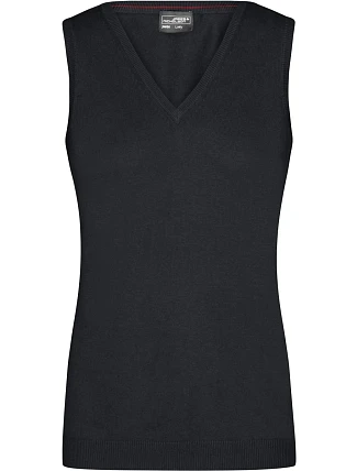 Daiber JN 656 Dámská svetrová vesta s výstřihem do V 02.0656 black Daiber JN 656 Dámská svetrová vesta s výstřihem do V 02.0656 black