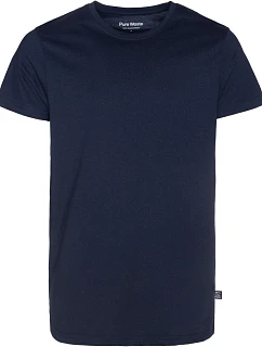 Pure Waste TSMB Pánské těžké tričko 74.TSMB solid navy