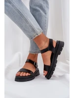 Dámské Sandály Na Platformě Černé Evaretha