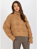 Dámský svetr EM SW 1037 01 24X velbloudí