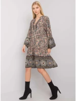 TW SK BI 5S0118B.25 khaki šaty TW SK BI 5S0118B.25 khaki šaty