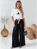 Dámské kalhoty MIRELOU black FashionStreet UY2715
