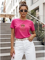 Dámské bavlněné tričko There is only one Queen černé FashionStreet NX5035RY Dámské bavlněné tričko There is only one Queen černé FashionStreet NX5035RY