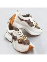 Bílé sportovní boty s řetízkem (N-205) Bílé sportovní boty s řetízkem (N-205)