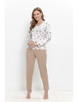 3630 DÁMSKÉ DLOUHÉ PYŽAMO SELMIA M–XL 3630 DÁMSKÉ DLOUHÉ PYŽAMO SELMIA M–XL