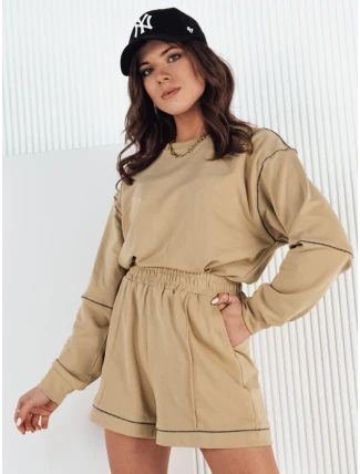 Dámský teplákový komplet PULGAR beige FashionStreet AY1012