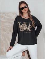 Dámská halenka LOVEGLOW v jedné velikosti tmavě šedá FashionStreet RY2697 Dámská halenka LOVEGLOW v jedné velikosti tmavě šedá FashionStreet RY2697