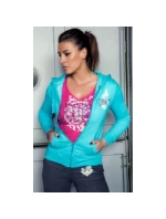 Dámské dlouhé kalhoty LEONE LW1008/S16 tmavě modré "S"