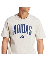 Pánské tričko adidas Collegiate Lineage beige JM6415 pánské