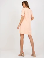 LK SK 506790 šaty.45 broskví LK SK 506790 šaty.45 broskví