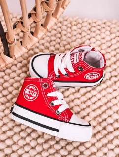 Dětské vysoké tenisky Big Star - červené