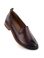 Dámská lakovaná obuv lord bordó Potocki 19337