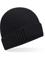 Beechfield B 438N Pletená čepice Organic Patch 53.438N black