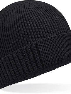 Beechfield B 438N Pletená čepice Organic Patch 53.438N black