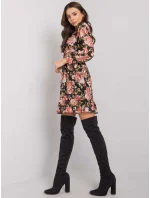 Šaty DHJ SK 12220 2.14P černá a růžová