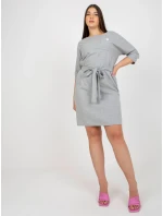 Dámské šaty LK SK 507724 šedé Dámské šaty LK SK 507724 šedé