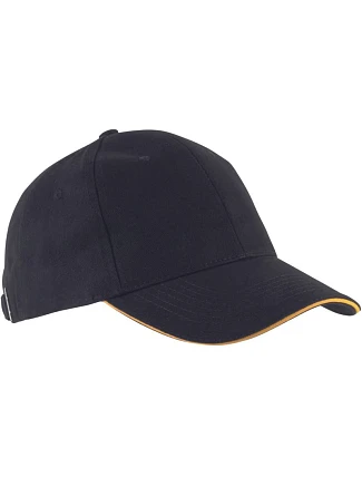 K-up KP 011 6 Panelová sandwich kšiltovka "Orlando" 20.0011 black/yellow K-up KP 011 6 Panelová sandwich kšiltovka "Orlando" 20.0011 black/yellow