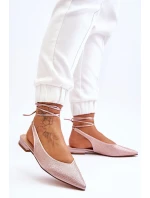 Vázané Baleríny S Kamínky Béžové Mavis Vázané Baleríny S Kamínky Béžové Mavis