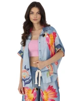 Košile DHJ KS 19007 6.86 modrá