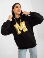 Dámská mikina EM BL 656 1.16 černá - FPrice