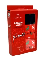 Boxerky Noviti BB011 X-Mas M-2XL Boxerky Noviti BB011 X-Mas M-2XL