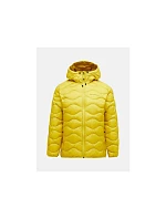 Pánská péřová bunda PEAK PERFORMANCE M Helium Down Hood Jacket, žlutá Pánská péřová bunda PEAK PERFORMANCE M Helium Down Hood Jacket, žlutá