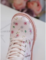 Dětské zateplené boty na zip Růžové Dolida Dětské zateplené boty na zip Růžové Dolida