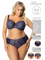 Polovyztužená dámská podprsenka K357 BLANCA tm. modrá - Gorsenia Polovyztužená dámská podprsenka K357 BLANCA tm. modrá - Gorsenia