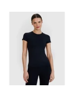 Dámské rychleschnoucí tričko na jógu a pilates 4F 4FWSS25TFTSF1270-20S