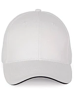 K-up KP 185 6 panelová sandwich kšiltovka 20.0185 white/navy K-up KP 185 6 panelová sandwich kšiltovka 20.0185 white/navy