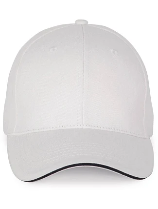 K-up KP 185 6 panelová sandwich kšiltovka 20.0185 white/navy K-up KP 185 6 panelová sandwich kšiltovka 20.0185 white/navy