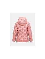 Dámská péřová bunda PEAK PERFORMANCE, model Helium Down Hood Jacket, růžová barva Dámská péřová bunda PEAK PERFORMANCE, model Helium Down Hood Jacket, růžová barva