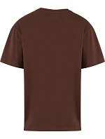 New Morning Studios NM 003 Unisex oversize tričko z těžké bavlny 57.0003 chocolate brown