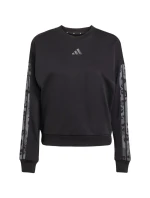 Dámská mikina adidas Animal Print 3-Stripes French Terry Sweatshirt black JM1835
