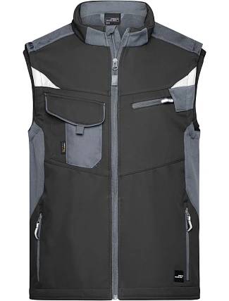 Daiber JN 845 Pracovní vesta - Strong 02.0845 black/carbon