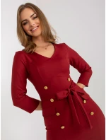 LK SK šaty 507838.93 tmavě červená