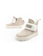 Dámské zimní kotníkové boty LCJ-25-01-3739L Béžová s ecru - Lee Cooper