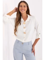 Košile s dlouhým rukávem model 219050 Rue Paris Košile s dlouhým rukávem model 219050 Rue Paris