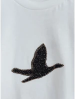 Dámské tričko BRILD ecru FashionStreet RY2529