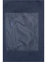 Daiber JN 591 Pánská pletená fleecová bunda 02.0591 black/carbon