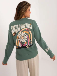 Mikina D10600T02568E khaki