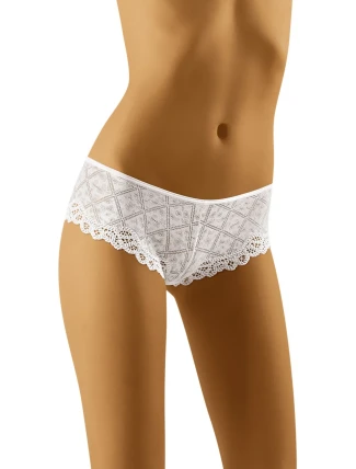 Dámské kalhotky Ziva White - Wol-Bar Dámské kalhotky Ziva White - Wol-Bar