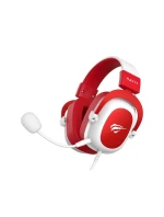 Herní sluchátka Havit H2002d bílá/červená