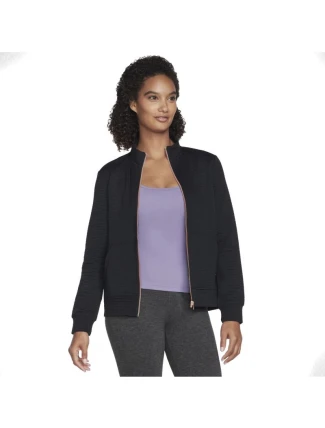 Skechers Go Walk Everywhere Full Zip Hoodless W3JA261-BLK Black L