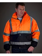 Yoko HVP 218 Hi-Vis Bomber Bunda 79.P218 hi vis yellow/navy Yoko HVP 218 Hi-Vis Bomber Bunda 79.P218 hi vis yellow/navy