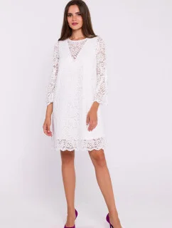 Dámské šaty S380 krémové - Stylove